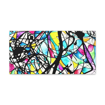 Kaleidoscope Canvas Gallery Wraps 20″ x 10″ 1.25"