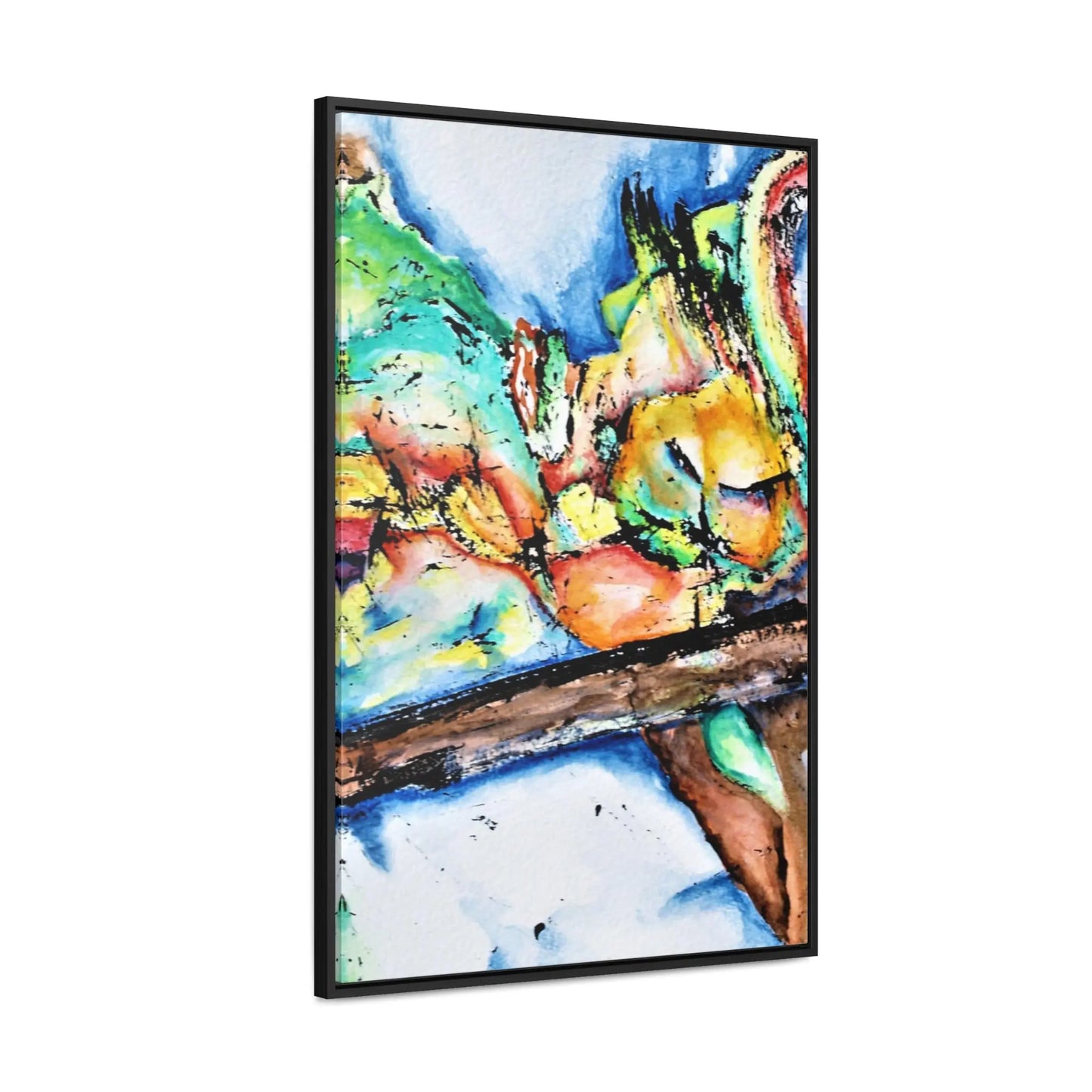 Owl In Flight Gallery Canvas Wraps, Vertical Frame