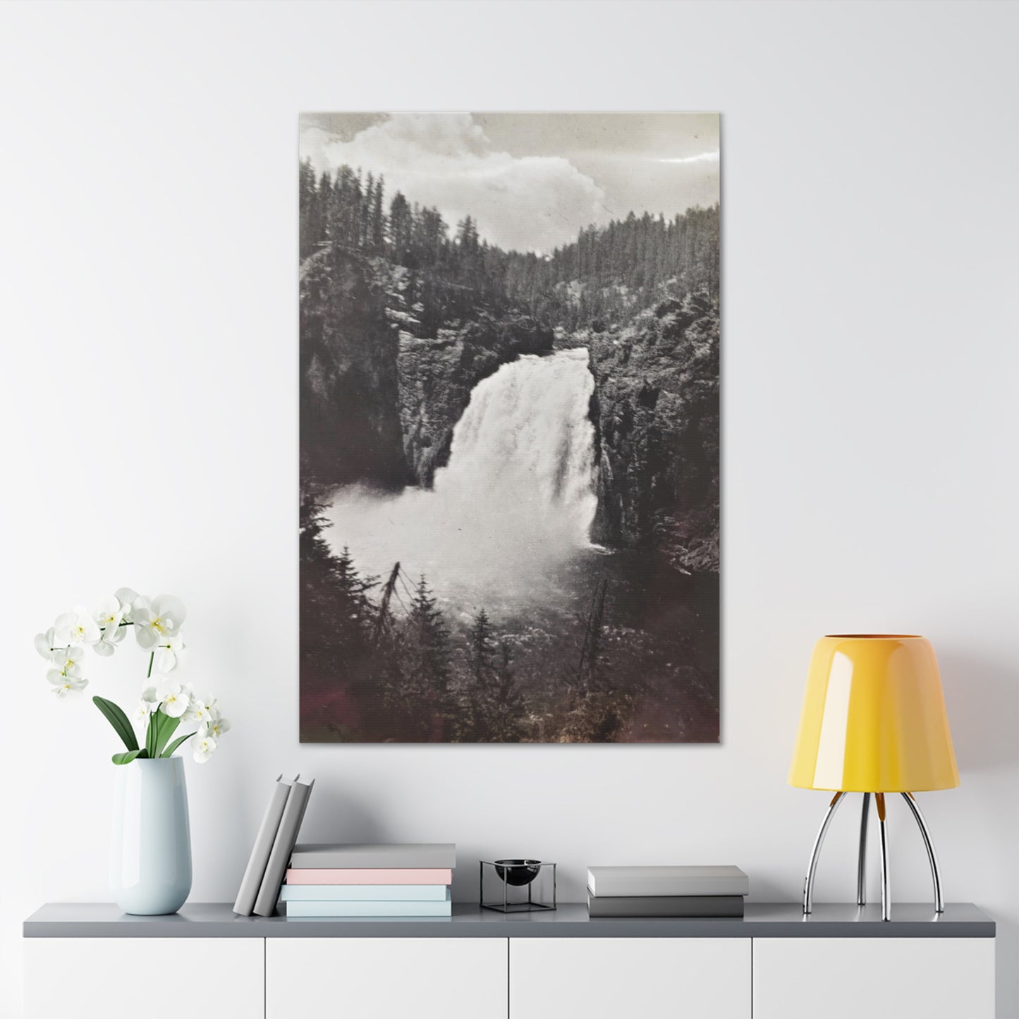 Upper Falls Yellowstone Canvas Gallery Wraps