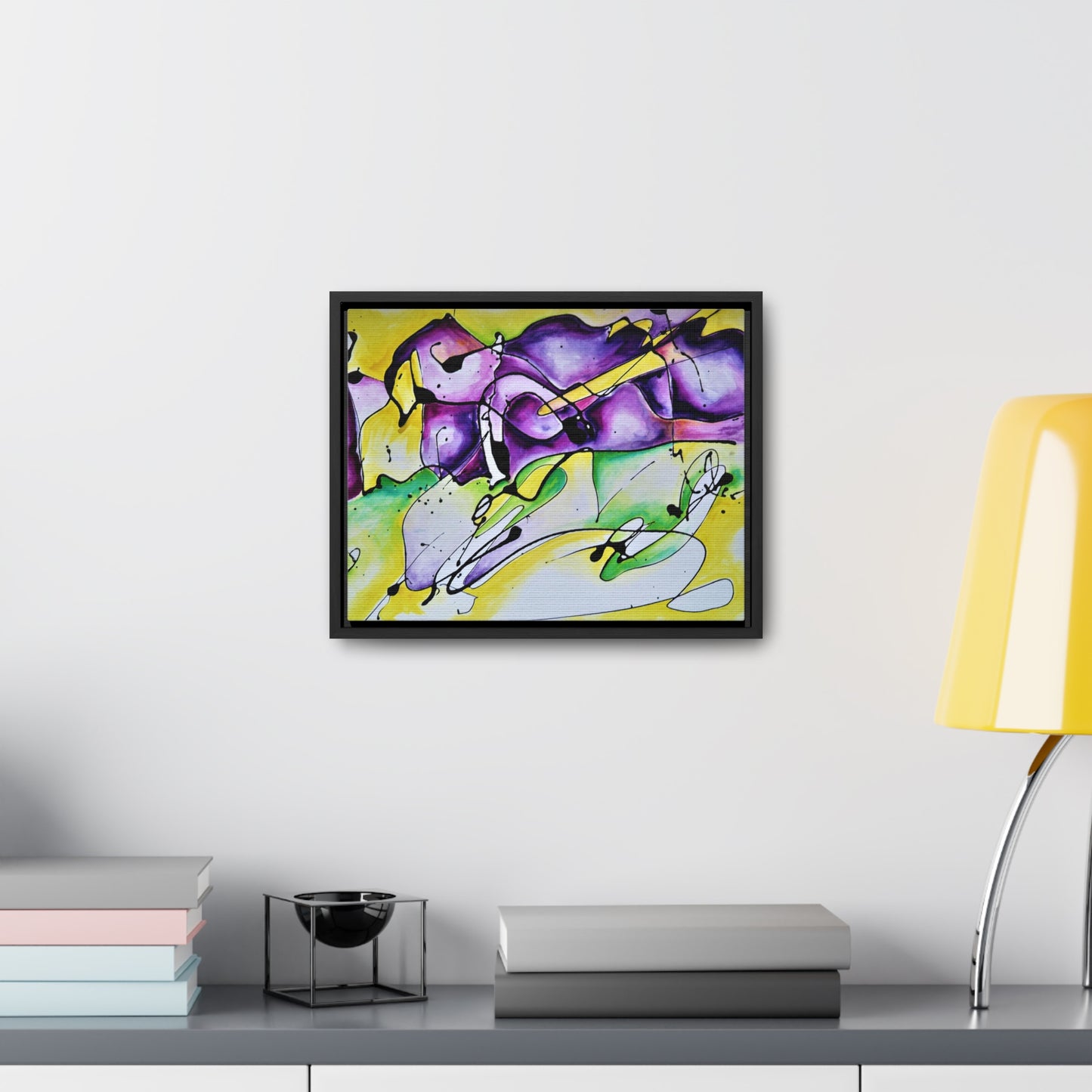 Purple Mountains Gallery Canvas Wraps, Horizontal Frame