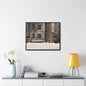 430 W 119th St New York Gallery Canvas Wraps Horizontal Frame 30″ x 24″ Black white Premium Gallery Wraps (1.25″)