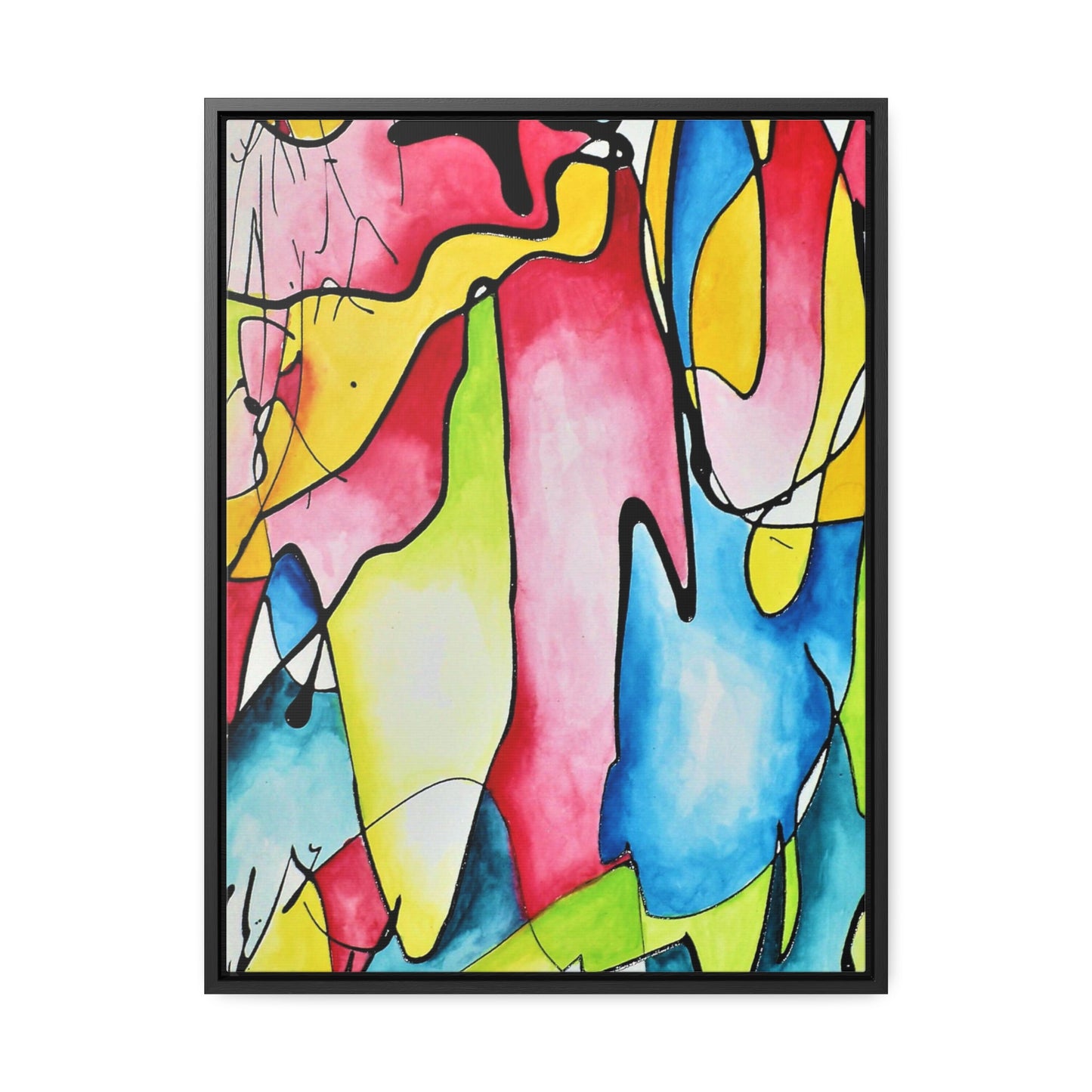 Blue Flame Gallery Canvas Wraps, Vertical Frame