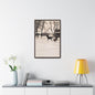 Carriage Ride Gallery Canvas Wraps Vertical Frame 20″ x 30″ Premium Gallery Wraps (1.25″) Walnut