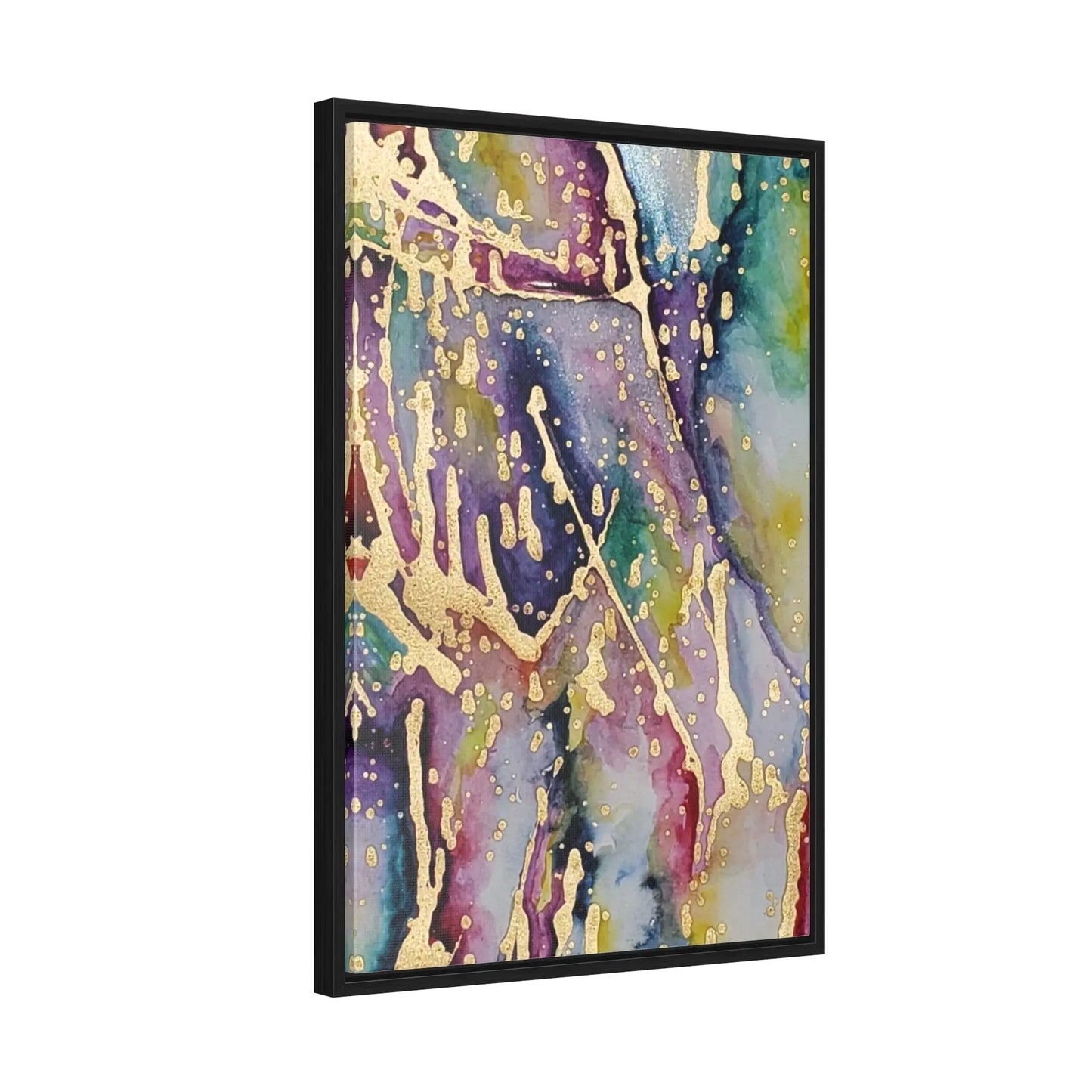 Purple Rain Gallery Canvas Wraps, Vertical Frame