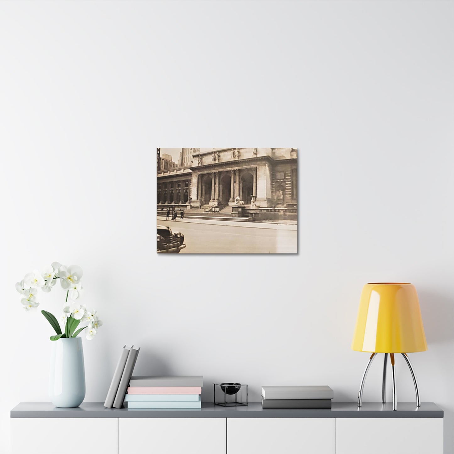 New York Public Library Stretched Canvas