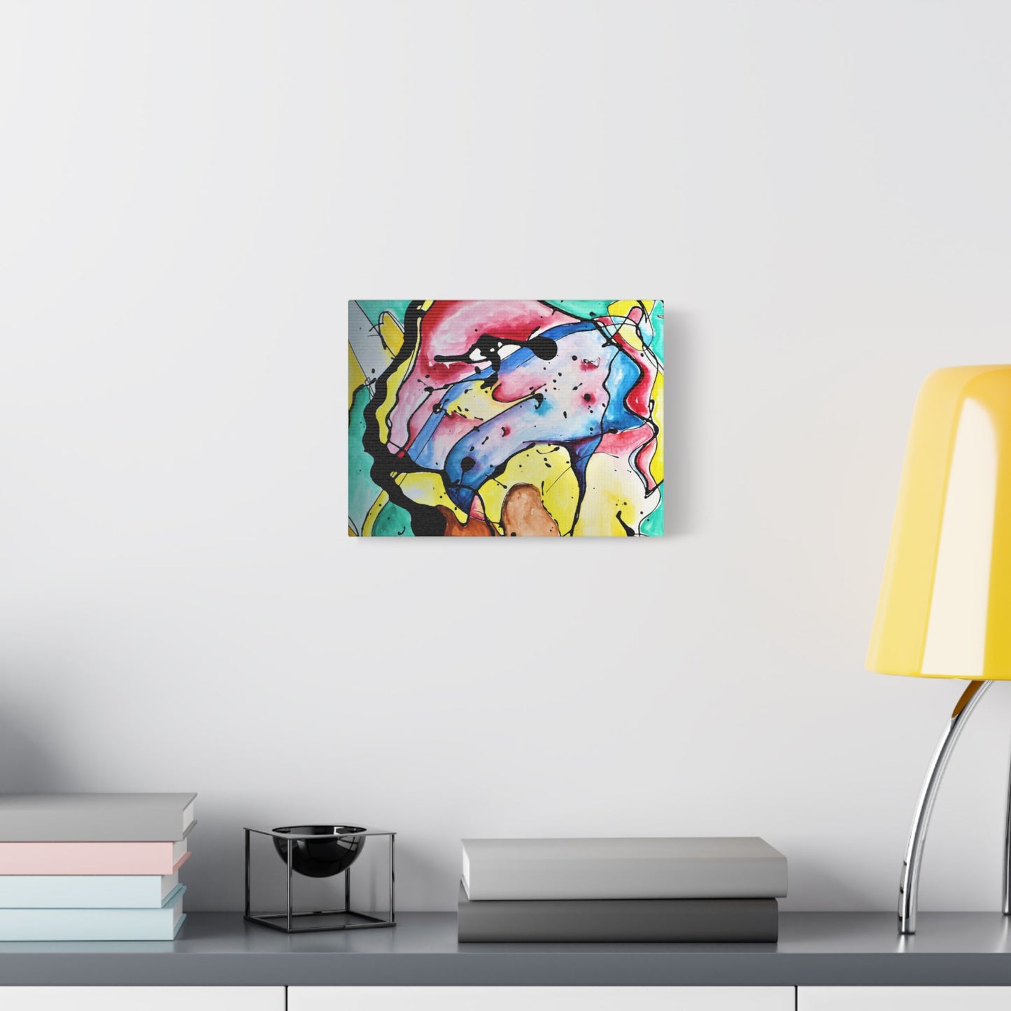 3rd Eye Sundae Satin Canvas Stretched - Kia Day Design