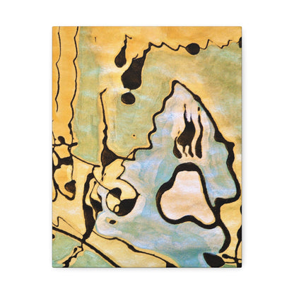 Screaming Ghost Stretched Canvas 1.5" 11″ x 14″