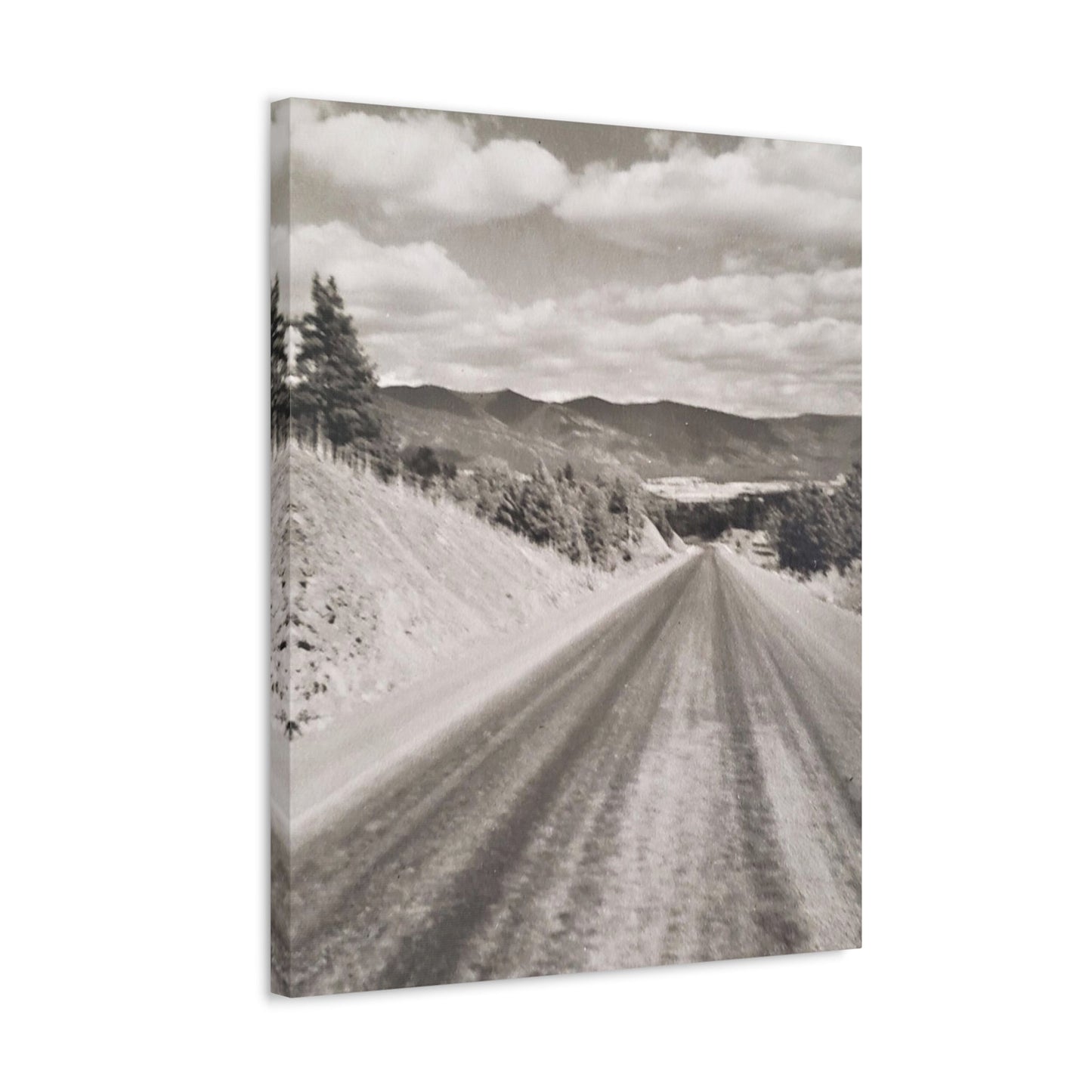 Western Road Stretched Canvas