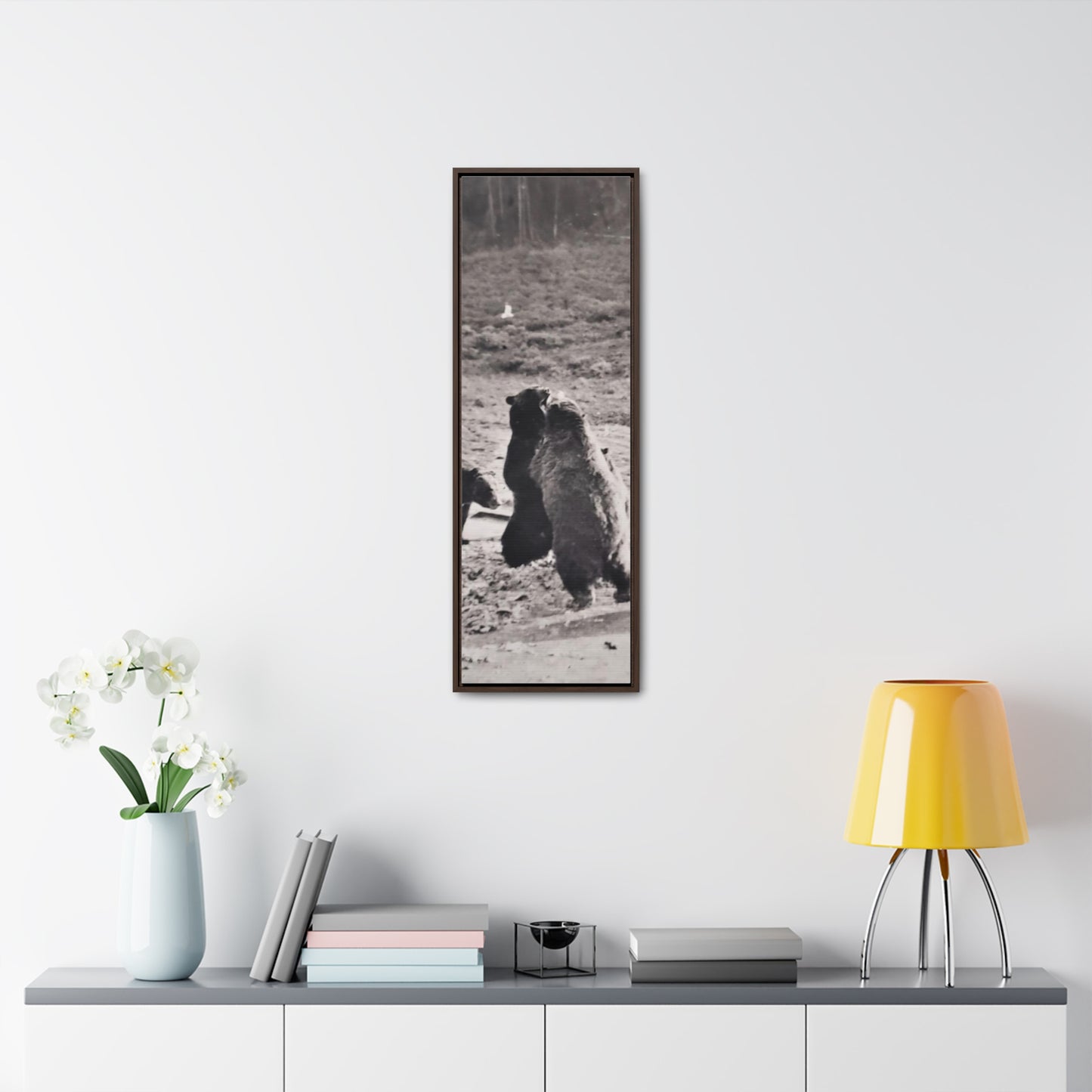 Yellowstone Grizzly Bears Gallery Canvas Wraps, Vertical Frame