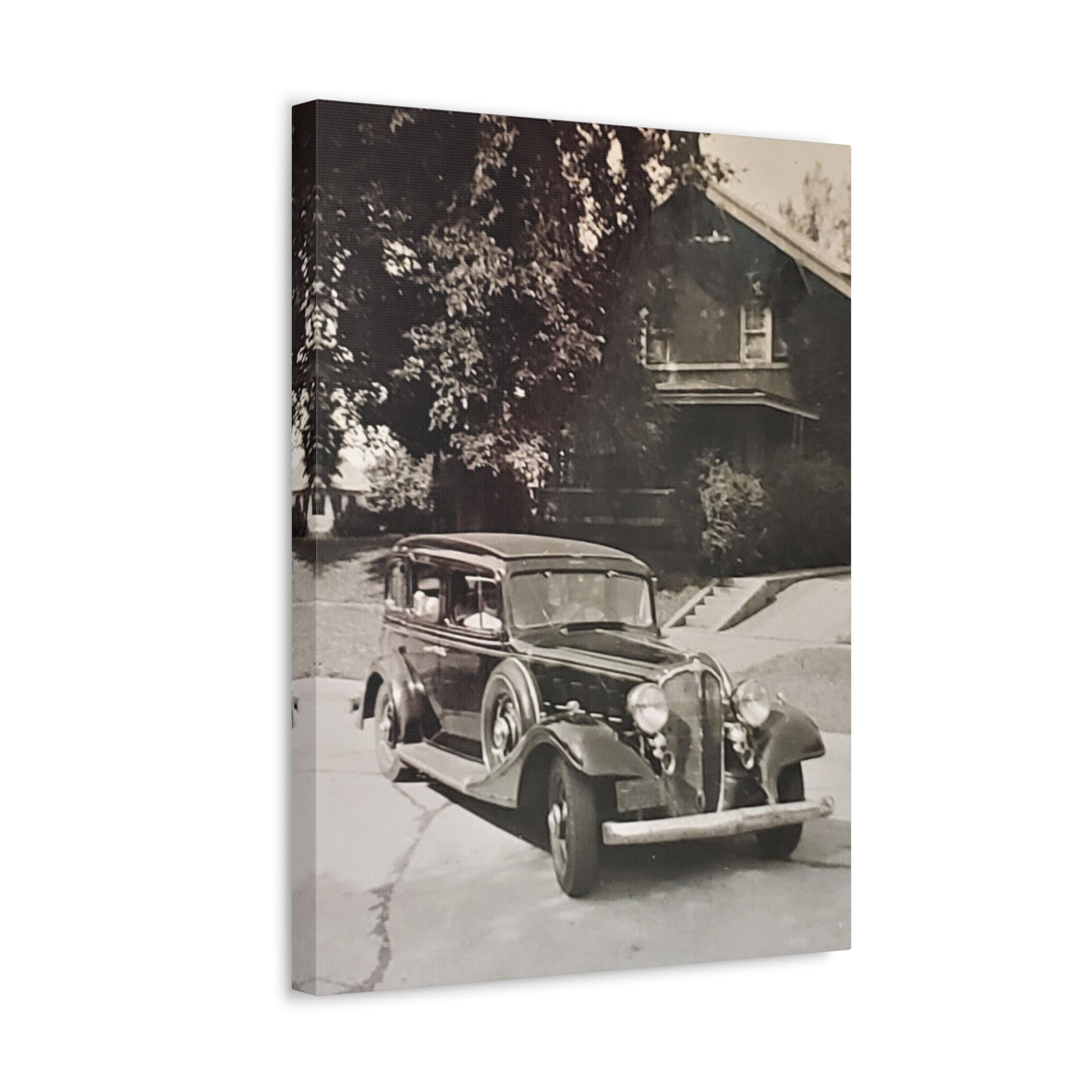 Classic Car Stretched Canvas
