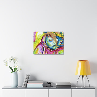 Mothers Face Stretched Canvas