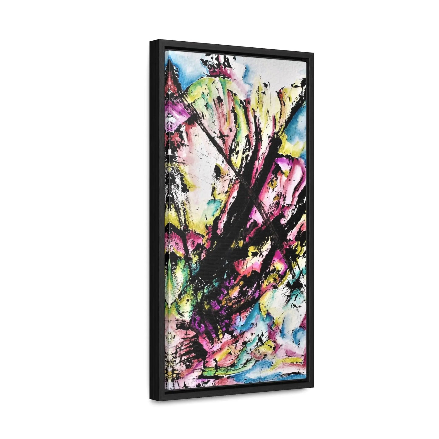 Kitty In Space Gallery Canvas Wraps, Vertical Frame