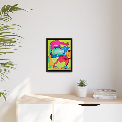 Kool Kid Matte Canvas Framed - Kia Day Design