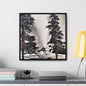 Castle Geyser Yellowstone Gallery Canvas Wraps Square Frame 20″ x 20″ Premium Gallery Wraps (1.25″) Black