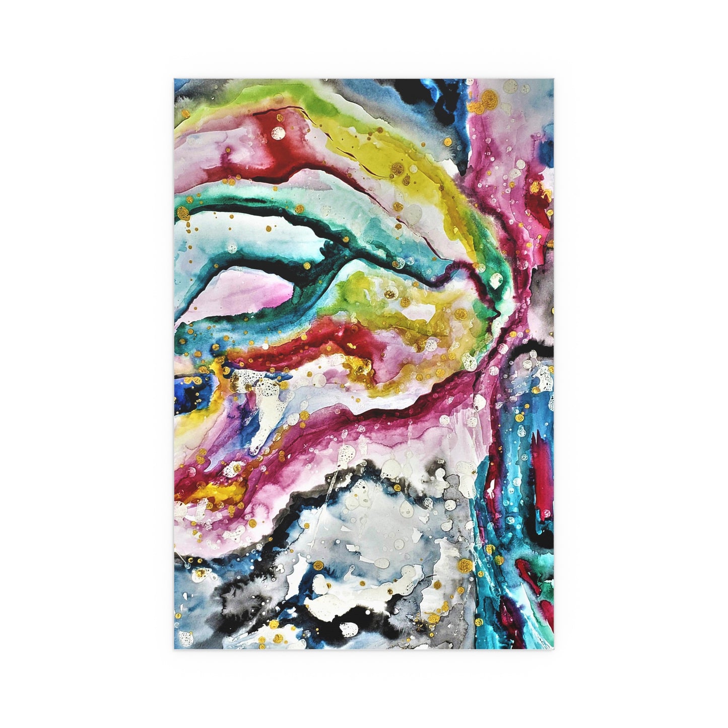 Cosmic Face Silk Posters