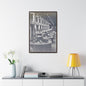 Boulder Dam Powerhouse Gallery Canvas Wraps Vertical Frame 24″ x 36″ 1.25" Walnut