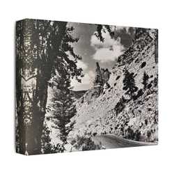 Eagles Nest Rock Yellowstone Satin Canvas Stretched