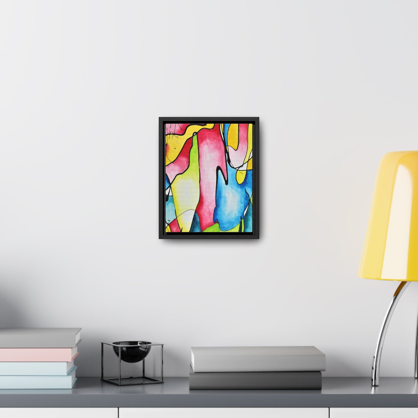 Blue Flame Gallery Canvas Wraps, Vertical Frame