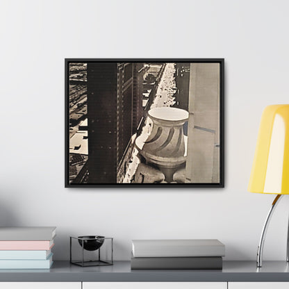 Michigan Ave Chicago Gallery Canvas Wraps Horizontal Frame 20″ x 16″ Black Premium Gallery Wraps (1.25″)