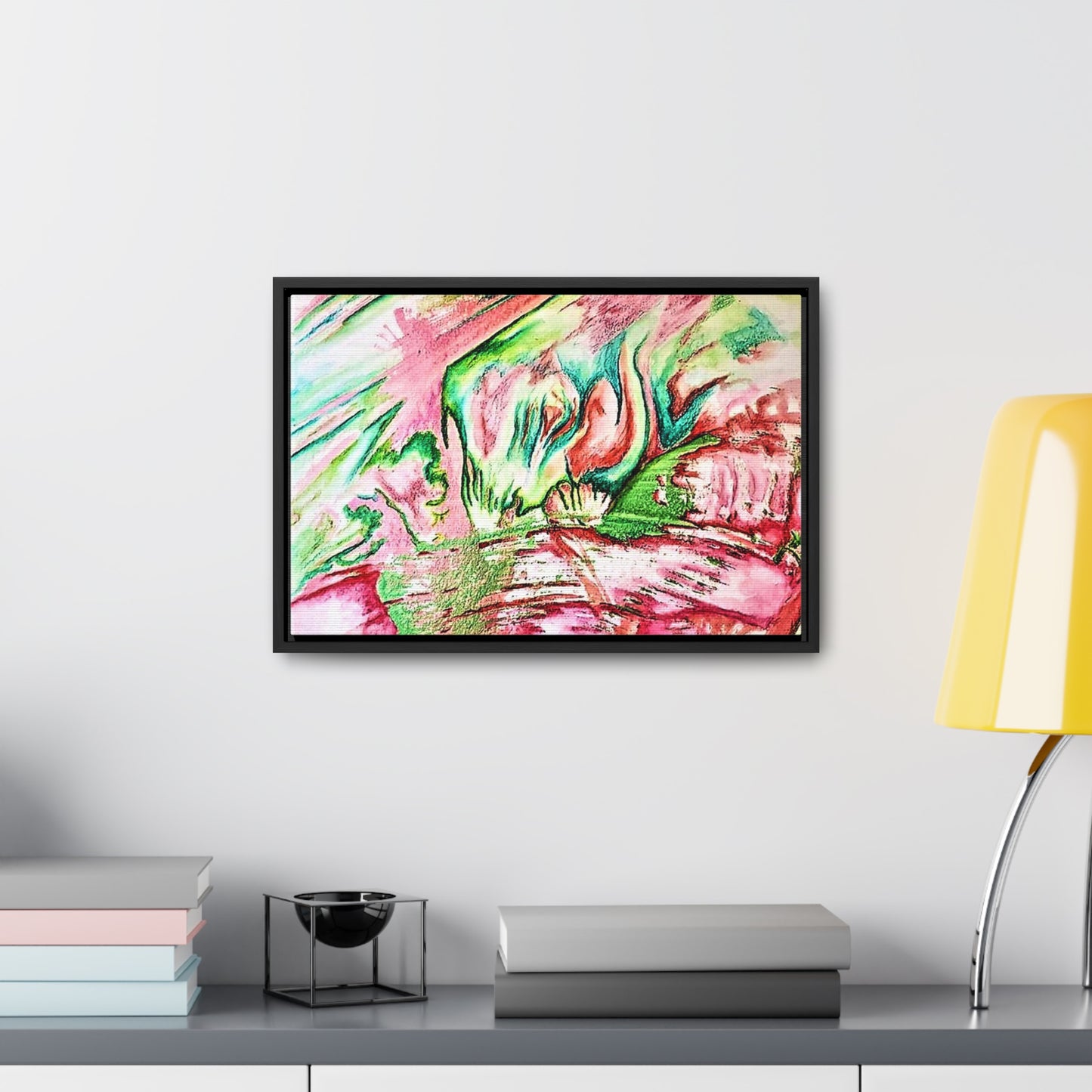 Pink Forest Gallery Canvas Wraps, Horizontal Frame