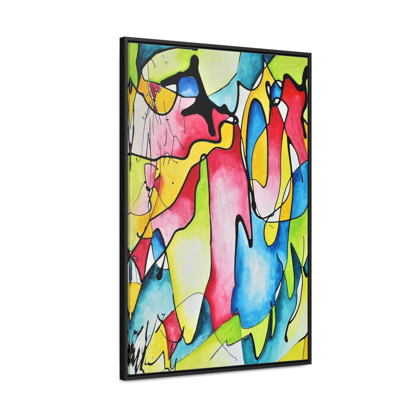 Blue Flame Gallery Canvas Wraps, Vertical Frame