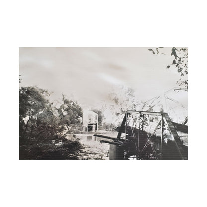 Bridge Satin Canvas Stretched 36″ x 24″ (Horizontal) 1.5"