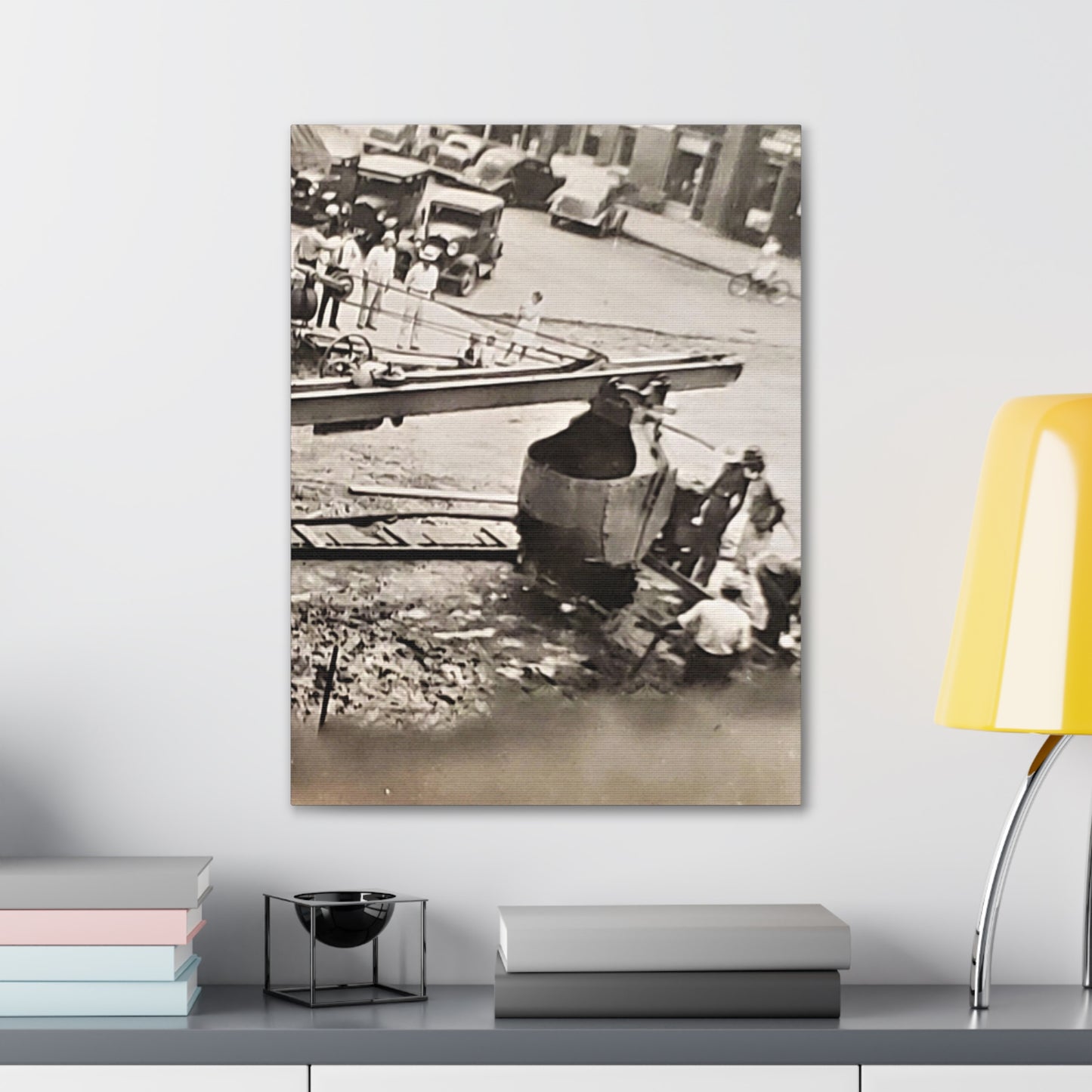 Concrete Worker Canvas Gallery Wraps