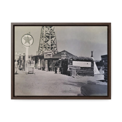 Texaco Station Continental Divide Gallery Canvas Wraps, Horizontal Frame