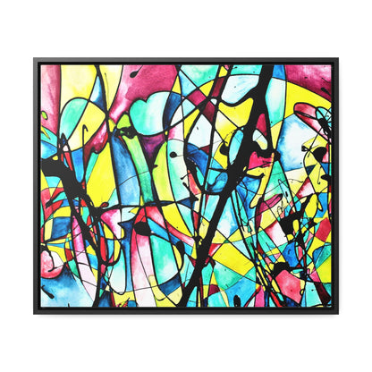 Alien Lady Gallery Canvas Wraps, Horizontal Frame 24″ x 20″ Black Premium Gallery Wraps (1.25″)