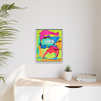 Kool Kid Matte Canvas Framed - Kia Day Design