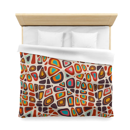 Vibrant Bohemian Microfiber Duvet Cover - Kia Day Design