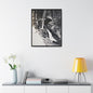Narada Falls Yellowstone Gallery Canvas Wraps Vertical Frame 24″ x 30″ Premium Gallery Wraps (1.25″) Black