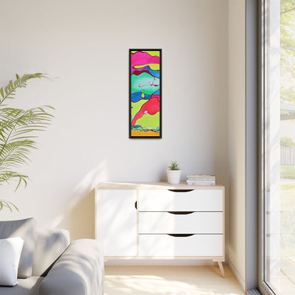 Kool Kid Matte Canvas Framed - Kia Day Design