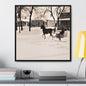 Carriage Ride Gallery Canvas Wraps Square Frame 24″ x 24″ Premium Gallery Wraps (1.25″)