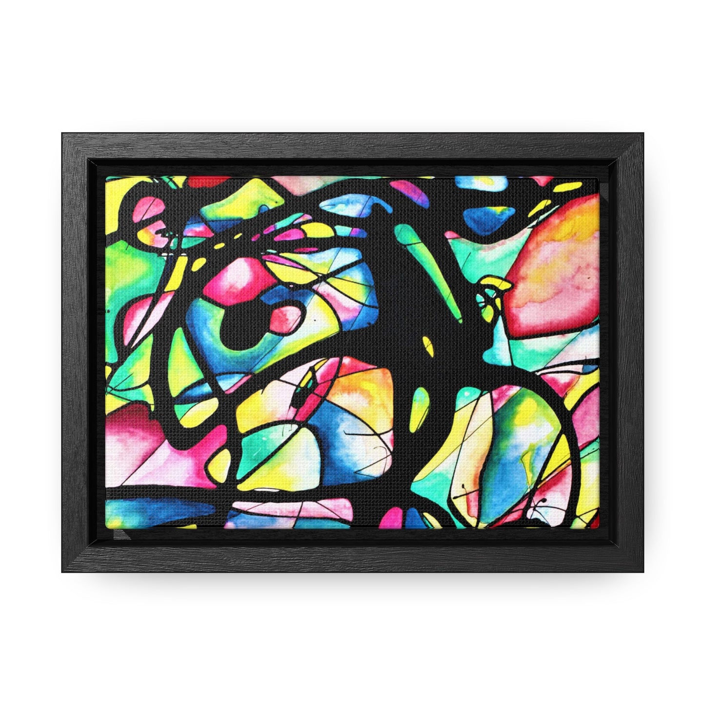 Peacock Gallery Canvas Wraps, Horizontal Frame