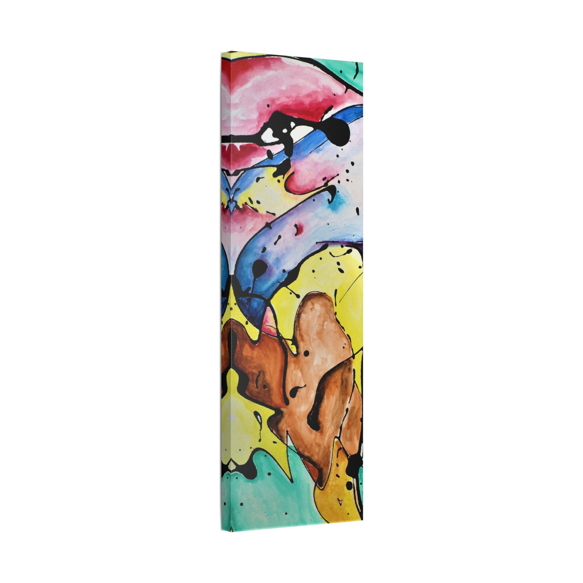 3rd Eye Sundae Satin Canvas Stretched - Kia Day Design