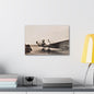 Refueling Mid-Contintent Chief Line Omaha Airport 1939 Canvas Gallery Wraps 18″ x 12″ 1.25"