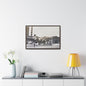 Boeing B-17 Bomber Gallery Canvas Wraps Horizontal Frame 30″ x 20″ Walnut 1.25"