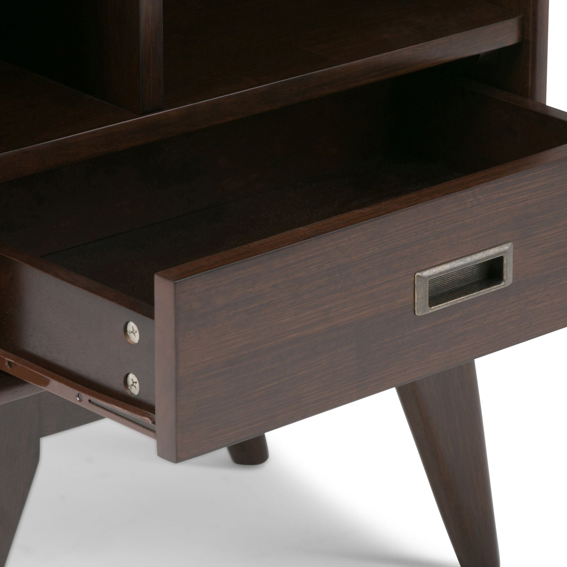 Draper - Mid Century Wide Bookcase And Storage Unit- Unique Piece Furniture- {{Product type}}