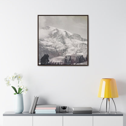 Mount Rainier Gallery Canvas Wraps Square Frame