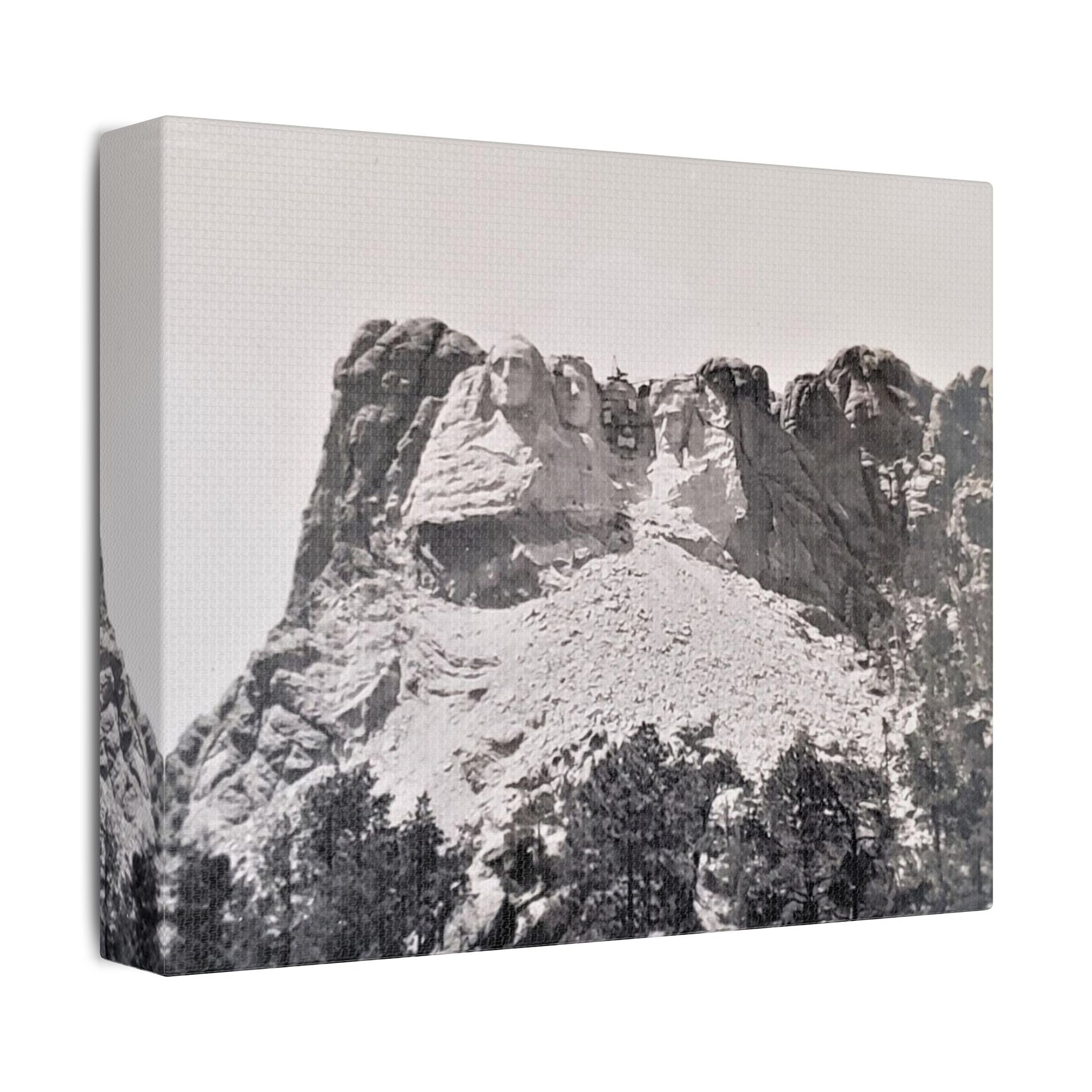 Black Hills Mount Rushmore Satin Canvas Stretched