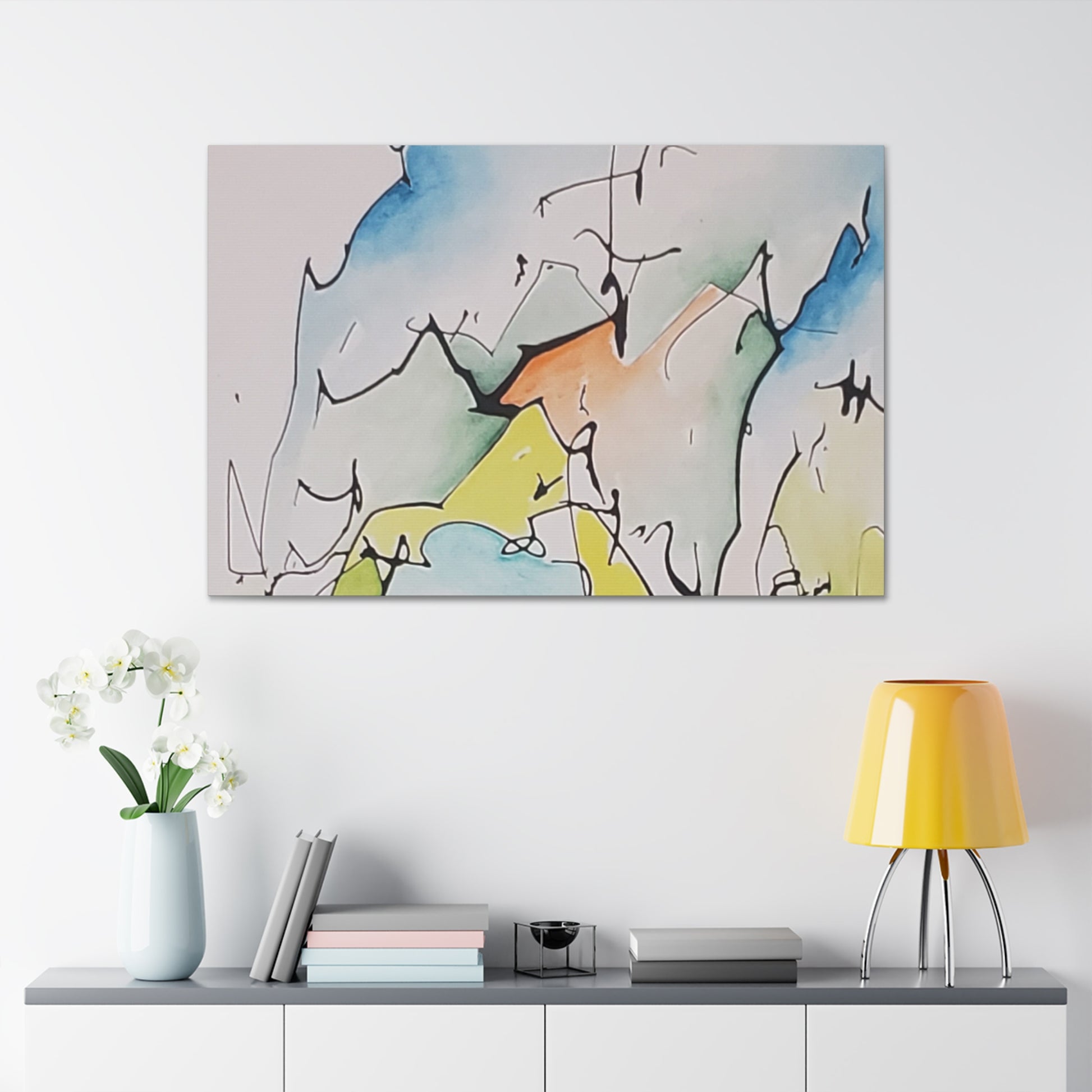 Misty Mountains Canvas Gallery Wraps