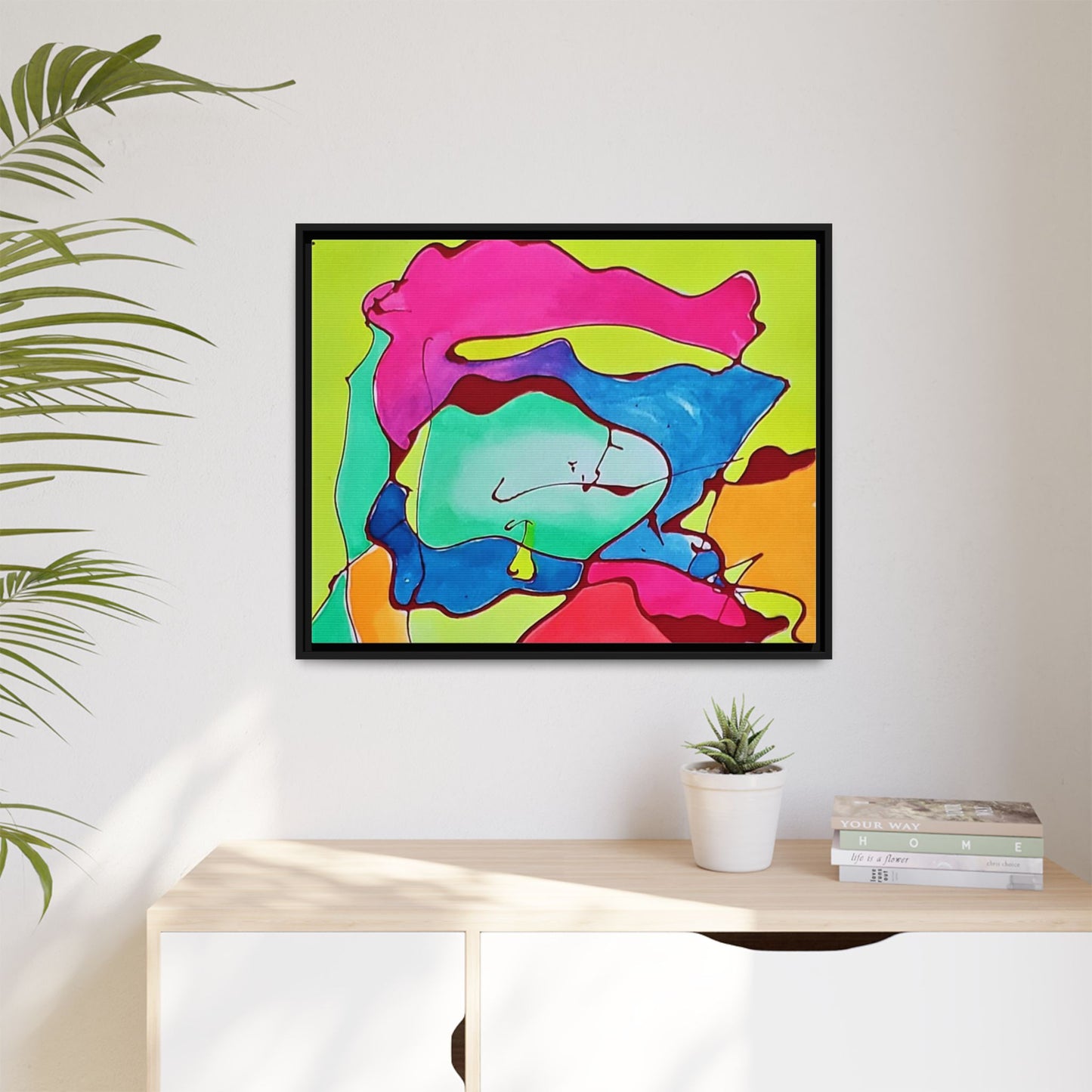 Kool Kid Matte Canvas Framed - Kia Day Design