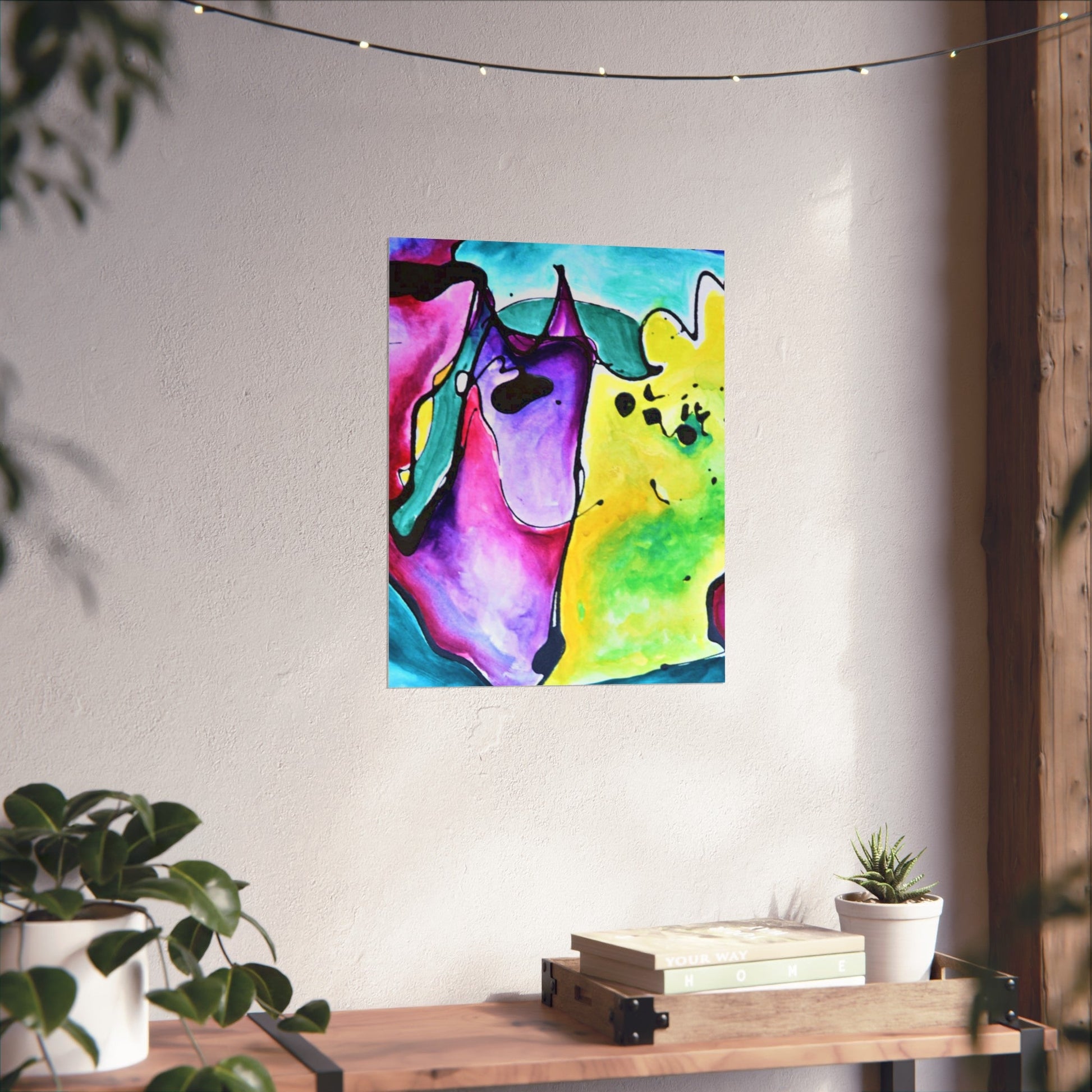 Cat Dog Fine Art Posters - 16" x 20" (Vertical) Matte - Poster