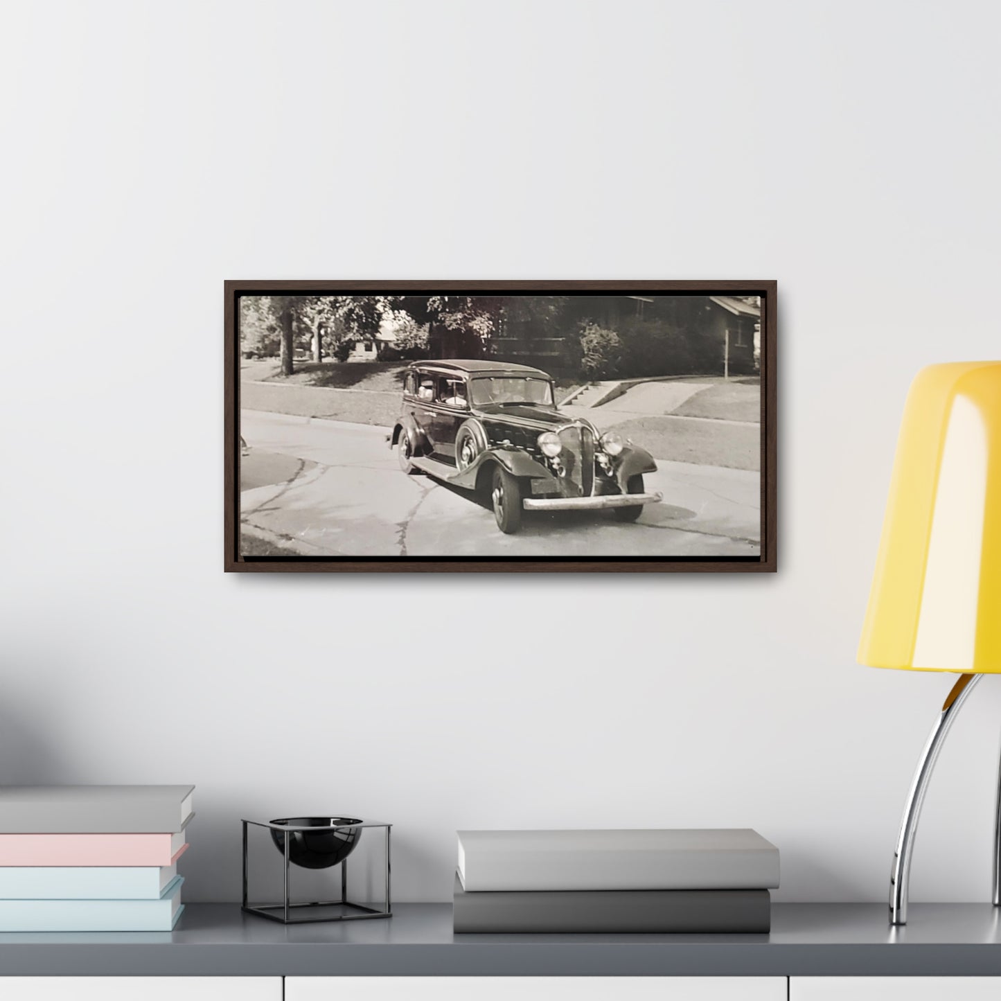 Classic Car Gallery Canvas Wraps, Horizontal Frame