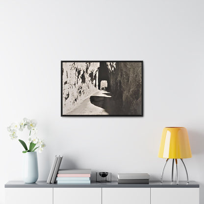 Tunnel at The Needles Gallery Canvas Wraps Horizontal Frame 30″ x 20″ Black Premium Gallery Wraps (1.25″)