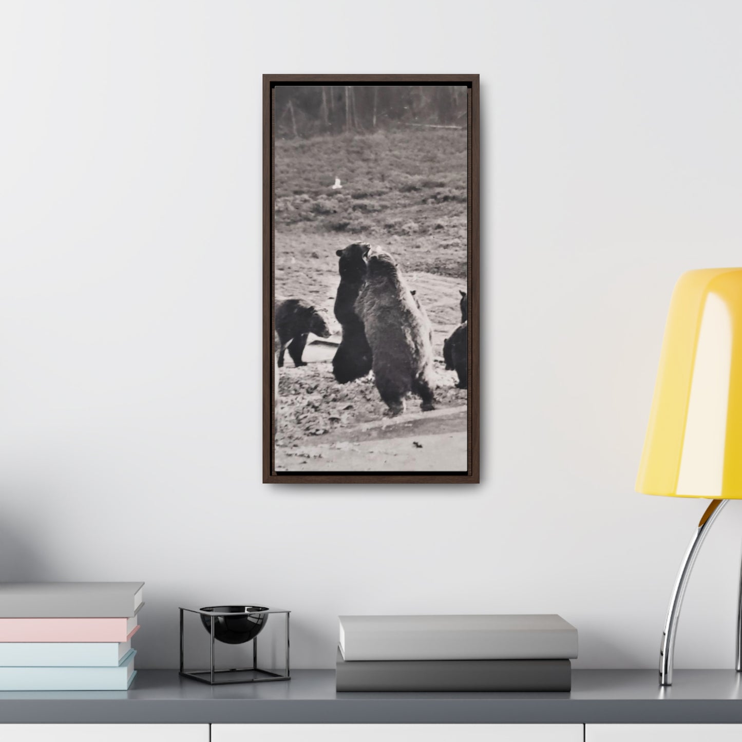 Yellowstone Grizzly Bears Gallery Canvas Wraps, Vertical Frame