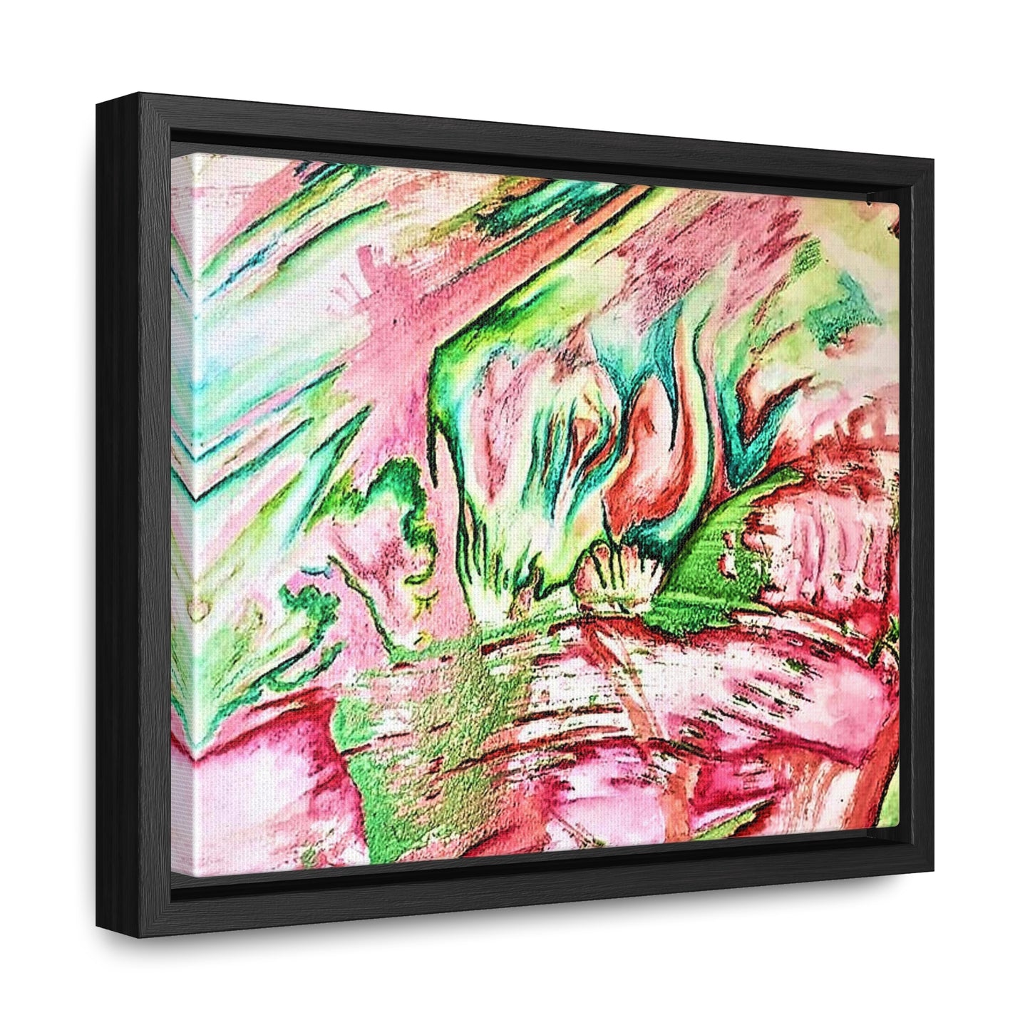 Pink Forest Gallery Canvas Wraps, Horizontal Frame