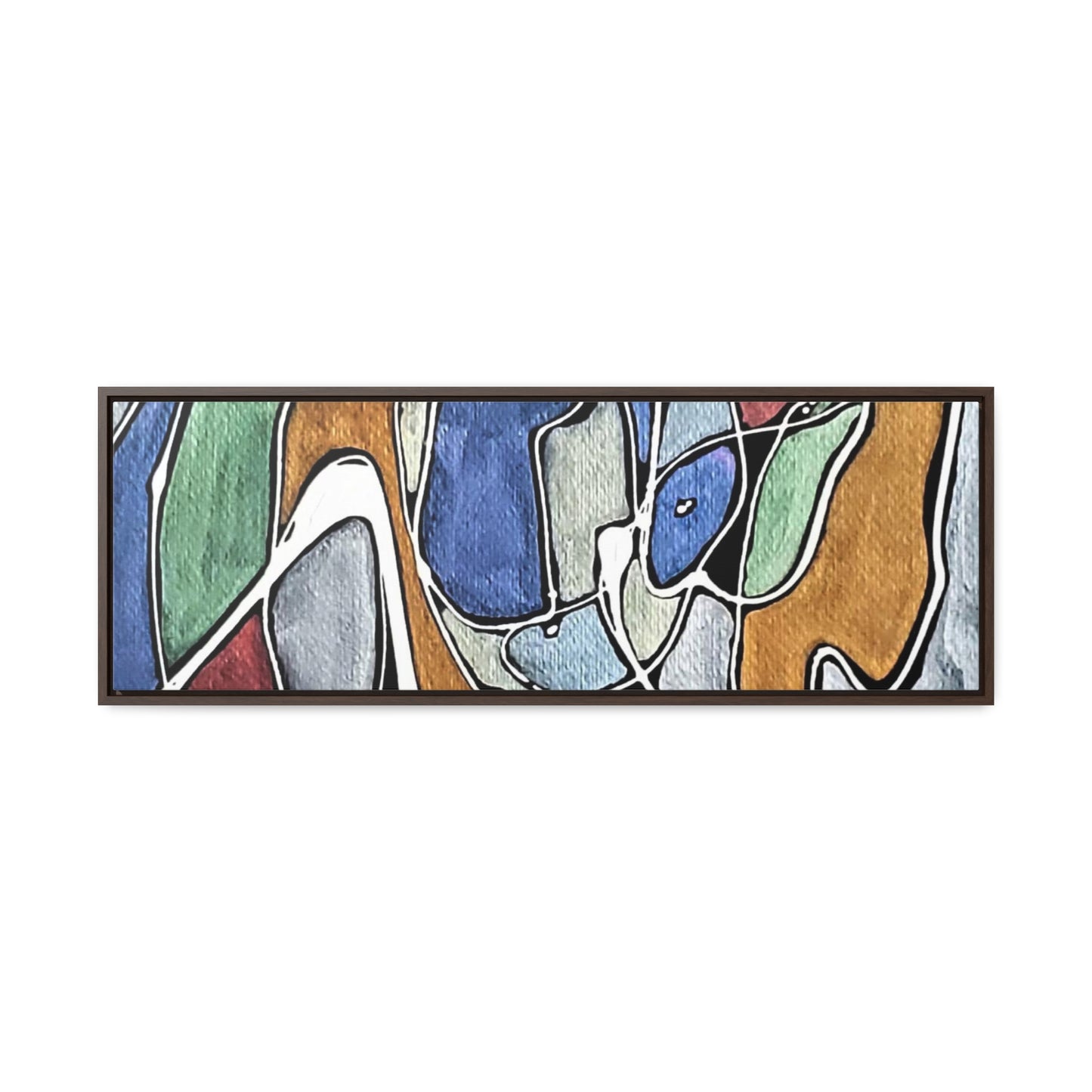 Blue Girl Gallery Canvas Wraps, Horizontal Frame