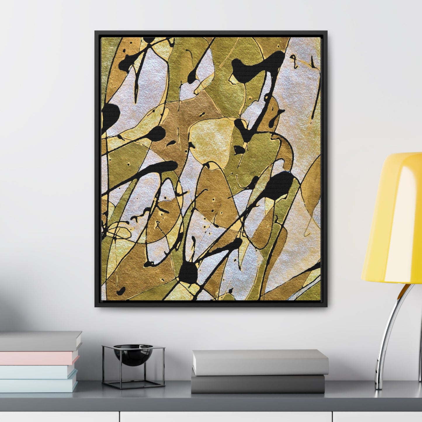 Gold Rush Gallery Canvas Wraps, Vertical Frame